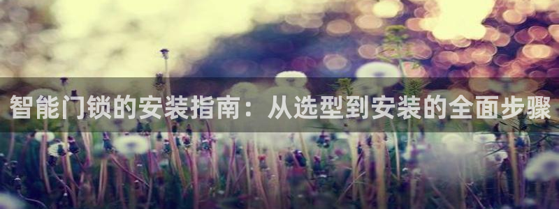 金年会app在线：智能门锁的安装指南：从选型到安装的全面步骤