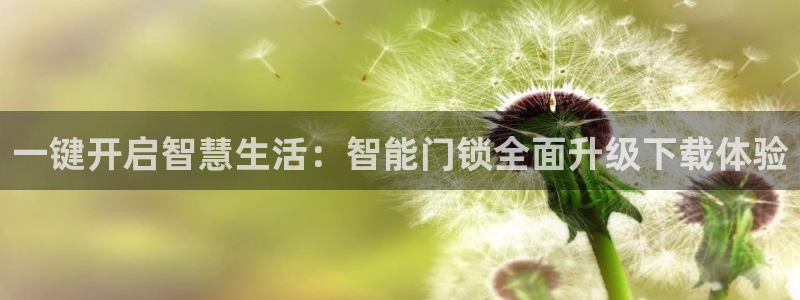 金年会中国金年会登录：一键开启智慧生活：智能门锁全面升级下载