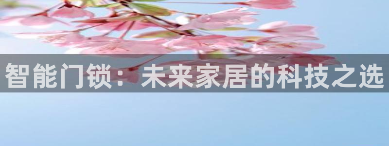 金年会 金字招牌：智能门锁：未来家居的科技之选