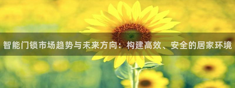 金年会赌博：智能门锁市场趋势与未来方向：构建高效、安全的居家