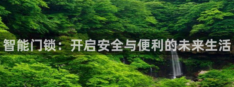 金年会手机官网：智能门锁：开启安全与便利的未来生活