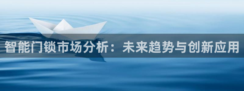 金年会app下载中国金年会：智能门锁市场分析：未来趋势与创新