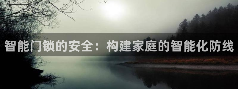 金年会最新官网：智能门锁的安全：构建家庭的智能化防线
