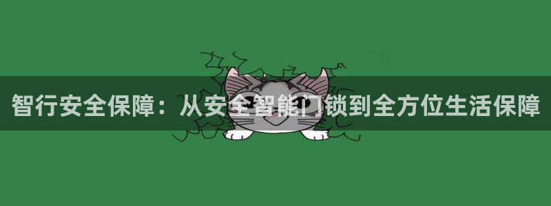 金年会是正规的吗：智行安全保障：从安全智能门锁到全方位生活保
