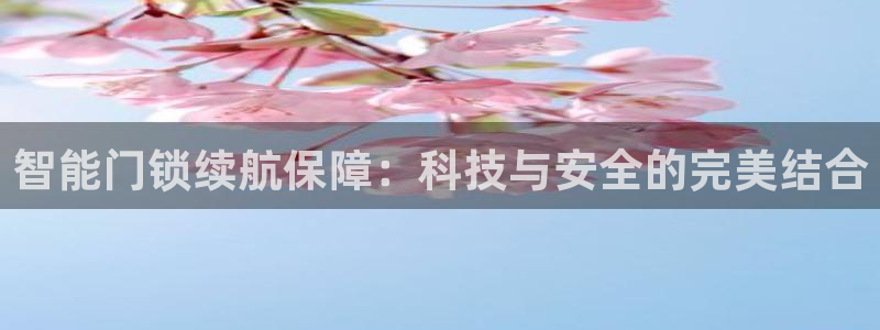 金年会体育下载app：智能门锁续航保障：科技与安全的完美结合