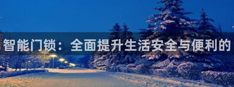金年会体育娱乐：智能门锁：全面提升生活安全与便利的
