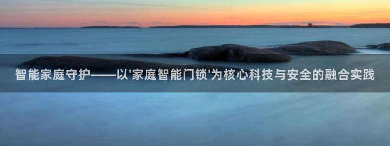 金年会首页登录：智能家庭守护——以\'家庭智能门锁\'为核心