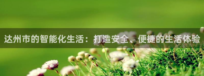 金年会官方：达州市的智能化生活：打造安全、便捷的生活体验