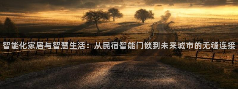 金年会app在线：智能化家居与智慧生活：从民宿智能门锁到未来