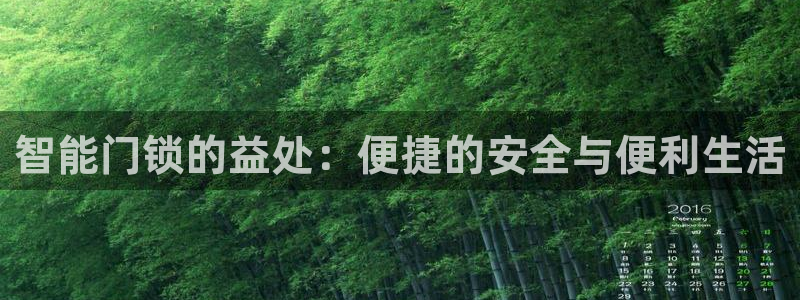 金年会金字招牌下载：智能门锁的益处：便捷的安全与便利生活