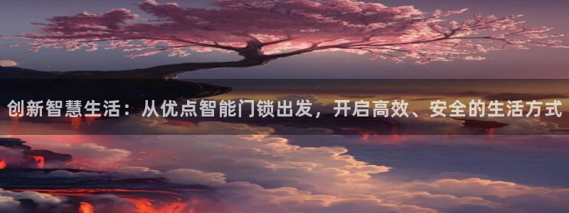jinnianhui 金年会：创新智慧生活：从优点智能门锁出
