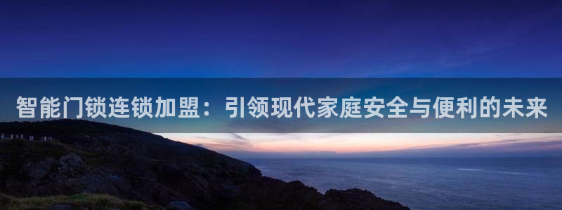 金年会官方网站登录：智能门锁连锁加盟：引领现代家庭安全与便利