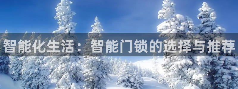 金年会官网：智能化生活：智能门锁的选择与推荐