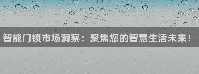 金诚集团年会：智能门锁市场洞察：聚焦您的智慧生活未来！
