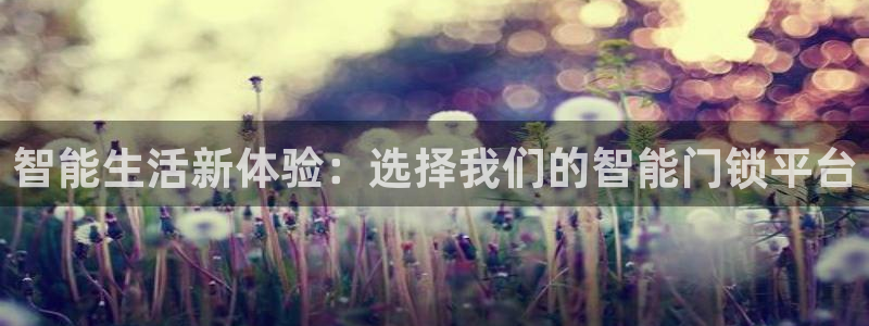 金年会吧：智能生活新体验：选择我们的智能门锁平台