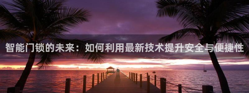 金年会 金字招牌：智能门锁的未来：如何利用最新技术提升安全与