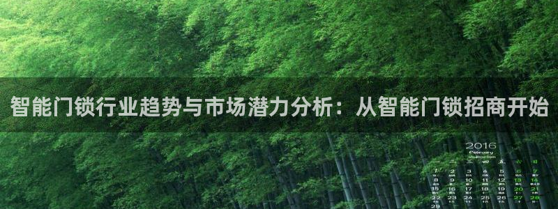 金年会官方入口：智能门锁行业趋势与市场潜力分析：从智能门锁招