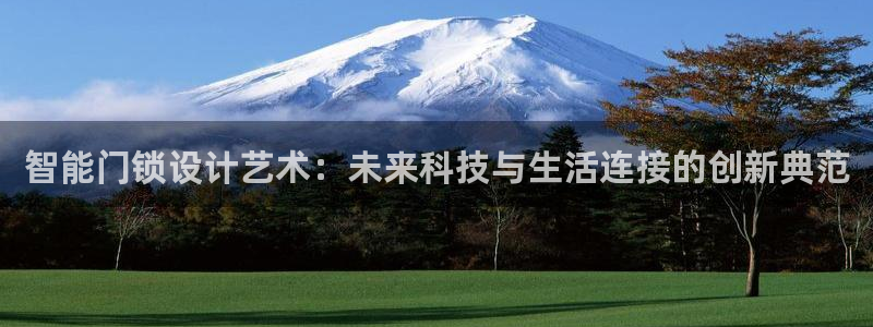 金年会最新下载：智能门锁设计艺术：未来科技与生活连接的创新典