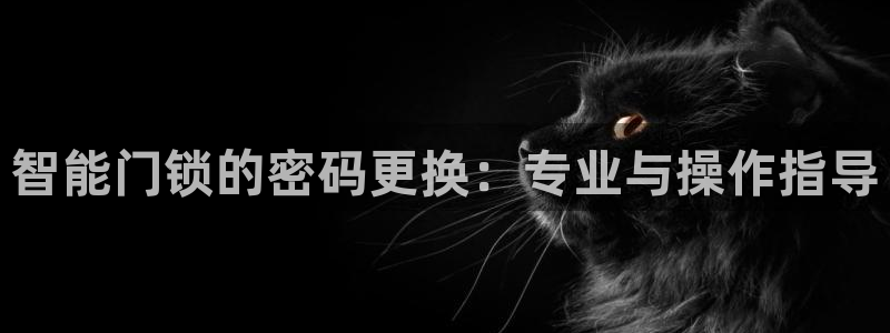 金年会活动：智能门锁的密码更换：专业与操作指导