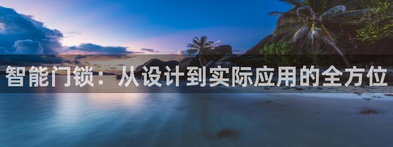 金年会官网地址：智能门锁：从设计到实际应用的全方位